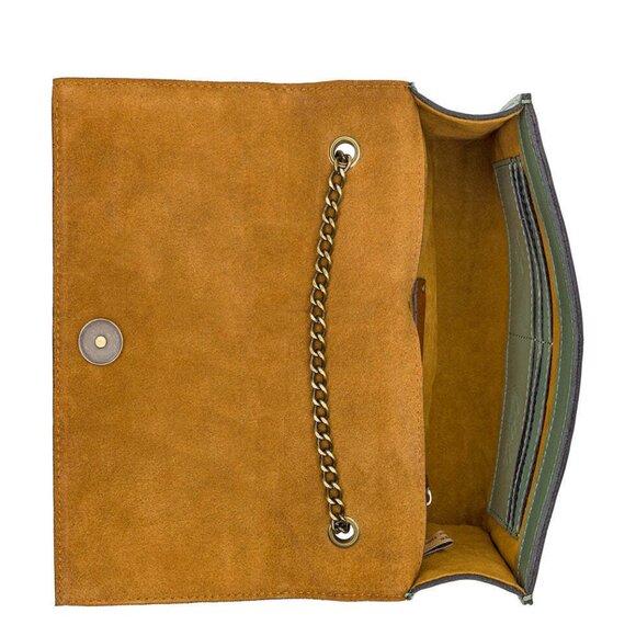 PATRICIA NASH FILAGREE GIADA LEATHER CROSSBODY SHOULDER SAGE GREEN TOOLED NWT - Picture 3 of 4